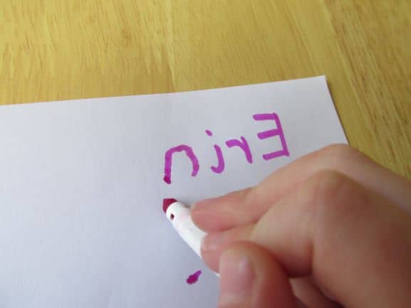 Child Writing Name Backwards Here s What To Do Early Impact Learning