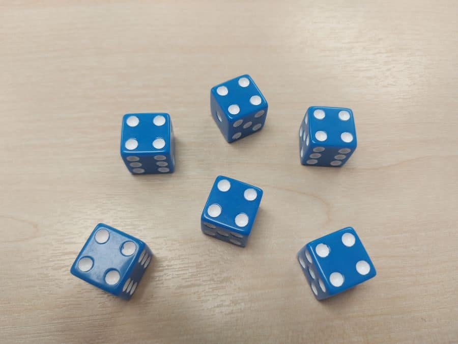 Six of a kind, game for 6 dice